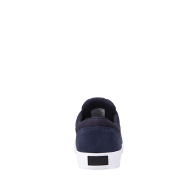 Supra Mens CHINO Navy/White Low Top Shoes | CA-93337